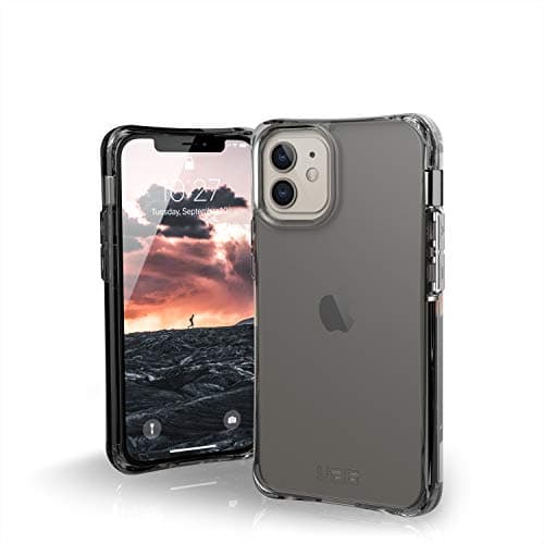 Image of URBAN ARMOR GEAR UAG iPhone 12 Mini 5G - (5.4 inch) Rugged Lightweight Slim Shockproof Transparent Plyo Protective Cover, Ice