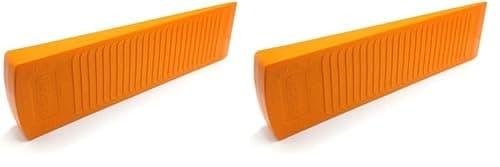 Image of Oregon Professional 30cm Heavy Duty Log Splitter Wedge, Pack of 2, Orange, Plastic, Felling Wedge