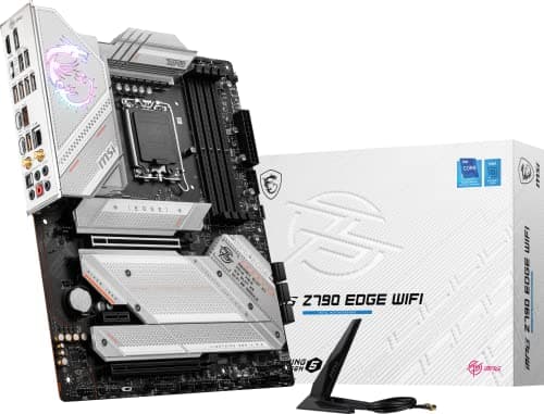 Image of MSI MPG Z790 Edge WiFi Gaming Motherboard (Supports 12th/13th Gen Intel Processors, LGA 1700, DDR5, PCIe 5.0, M.2, 2.5Gbps LAN, USB 3.2 Gen2, Wi-Fi 6E, ATX)