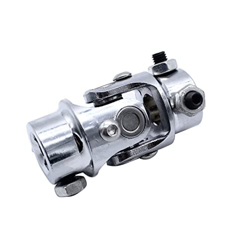 Image of 1 PC SHLPDFM Single Universal Joint Stainless Steel 3/4" DD X 3/4" DD Universal Steering Shaft U Joint Coupler
