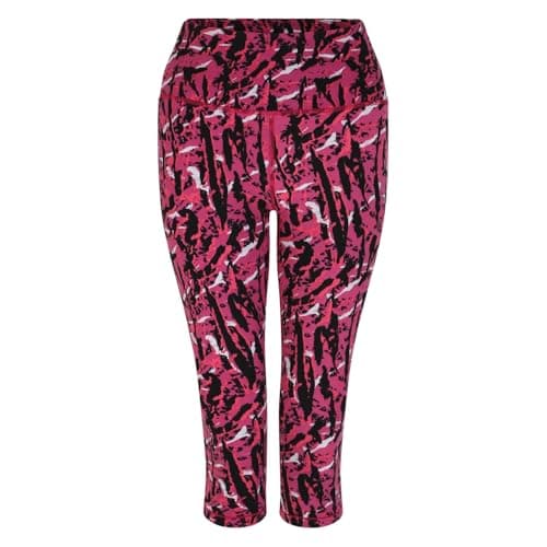 Image of Dare 2b Women's Influential 3/4 Gym Leggings Pink