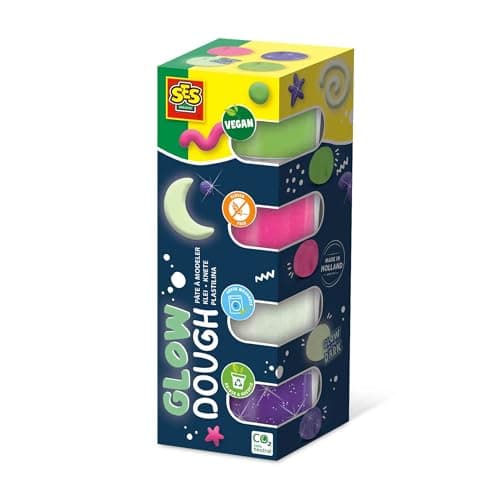 Image of SES Creative Feel good dough - Glow (4x90gr)