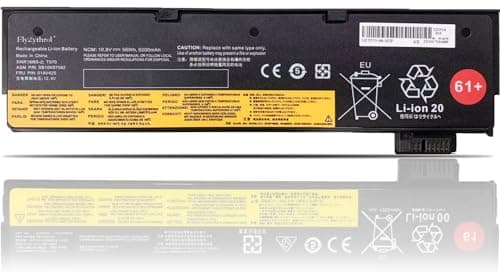 Image of FlyZythrol 61+ 56Wh 01AV423 01AV424 01AV427 laptop Battery compatible with Lenovo ThinkPad T480 T570 T580 A475 A485 T470 P51S P52S TP25 01AV422 01AV425 SB10K97597 SB10K97584 01AV490 01AV491 01AV492