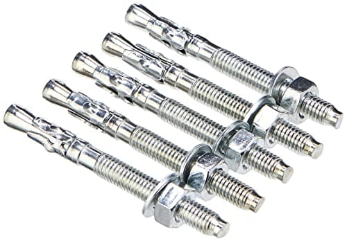 Image of AHC K-ZYTB880B5 M8 x 80 mm Through Bolts - Zinc Plated (Pack of 5)