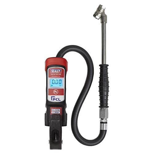 Image of Sealey SA37/96B Premier Anodised Digital Tyre Inflator with Twin Push-On Connector