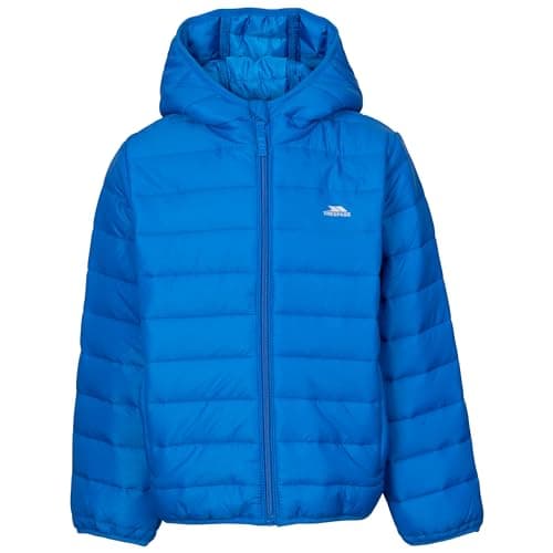 Image of Trespass Boys Padded Jacket Kelmarsh - Boy's Hooded Puffer Jacket, Autumn Winter Coat with Pockets, Water Repellent Outdoor Casual Walking School Jacket