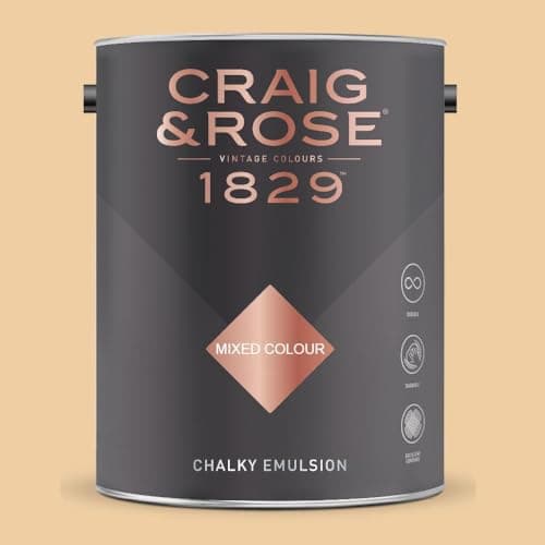 Image of Paint Stop CRAIG & ROSE 1829 CHALKY EMULSION BEAUVAIS CREAM 5L