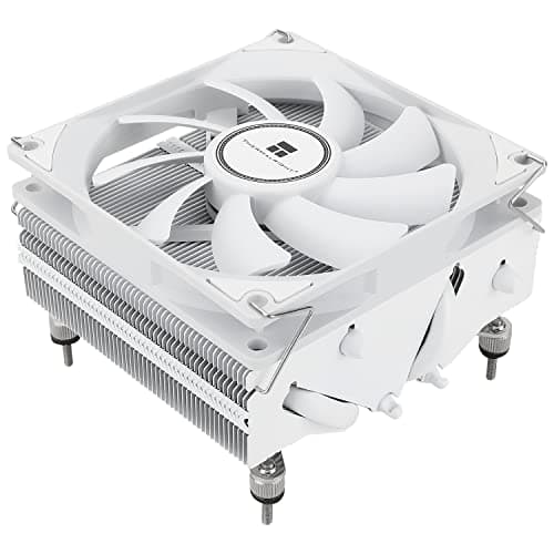 Image of Thermalright AXP90-X53 White Low Profile ITX CPU Air Cooler, 53mm Height ITX Cooler with TL-9015W Slin PWM Fan, 2700RPM Speed, for AM4/AM5,Intel LGA1150/1151/1200/1700/1851(White)
