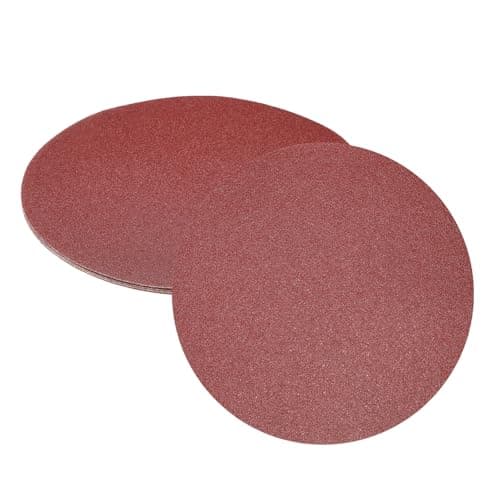 Image of sourcing map 5pcs 12-Inch PSA Sanding Discs, 60 Grits Aluminum Oxide Self Adhesive Stick Back Sandpapers, No-Hole Round Wet/Dry Sander Papers, Sand Auto Car Paint, Wood, Metal