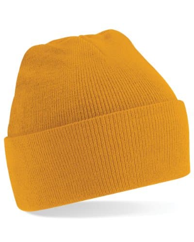 Image of Beechfield Original Cuffed Beanie Colour=Mustard Size=O/S