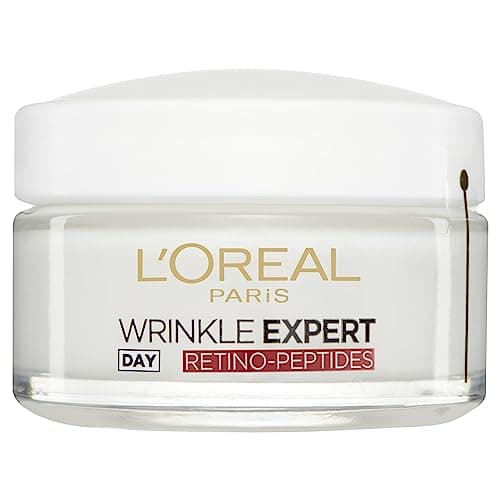 Image of L'Oreal Paris Wrinkle Expert Anti-Wrinkle 45+ Day Cream, Moisturiser Formulated to Address Advanced Signs of Ageing, Diminishes appearance of Wrinkles & Skin Firmness, 50ml