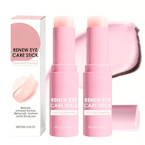 Image of Retinol & Caffeine Eye Balm Stick, 2PCS Anti Aging Eye Cream Stick for Dark Circles, Puffiness & Under Eyes Wrinkles, Hydrating Under EyeSticks, Collagen Face Balm for Smooth, Bright Eye Area