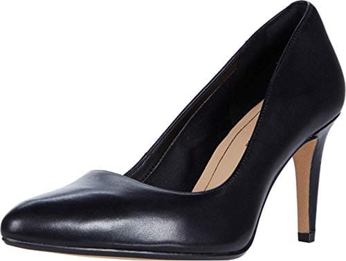 Image of Clarks Laina Rae, Women’s Laina Rae, Black Leather, 6 UK (39.5 EU)