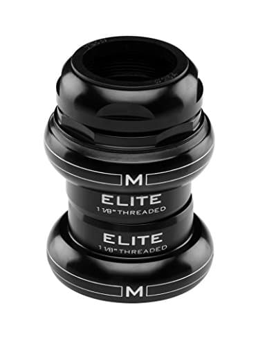 Image of M Part Elite black threaded 26tpi headset 1-1/8 inch