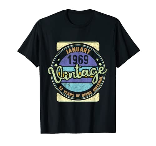 Image of 53rd Birthday 53 Years Old Vintage January 1945 men women T-Shirt