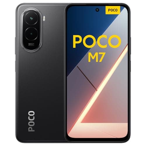 Image of XIAOMI POCO M7, Smartphone 6+128GB, 6.9" FHD+ 144Hz Display, Snapdragon 685, 50MP AI dual camera, 7000mAh, Black, Charger Not Included