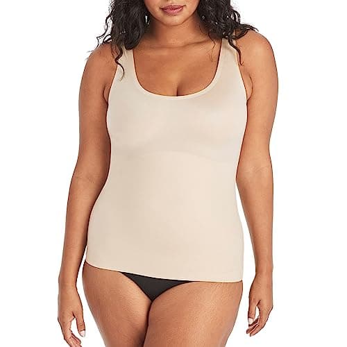 Image of Maidenform Women's Comfort Devotion Débardeur Gainante Shapewear Top, Beige (Latte Lift), XXL