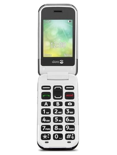 Image of Doro 2424 Unlocked Basic Mobile Phone for Seniors with Large Colour Display, Big Buttons and Emergency Button - Black (Renewed)