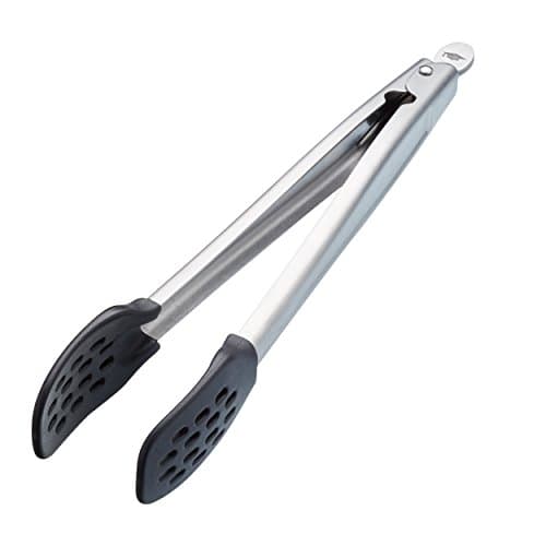 Image of MasterClass Nylon-Headed Metal Kitchen Tongs, 28 cm (11'')