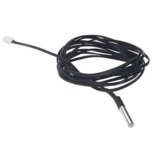 Image of Shumo 2 m NTC thermistor Temperature Sensor Waterproof Probe Wire 10 K 1% 3950 Black