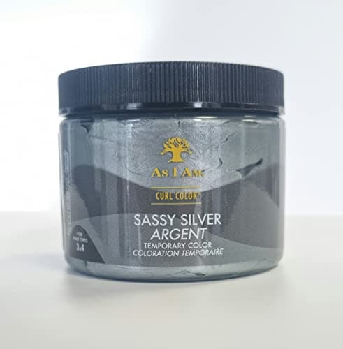 Image of As I Am Curl Color Sassy Silver- Temporary Colour & Curling Gel 6oz