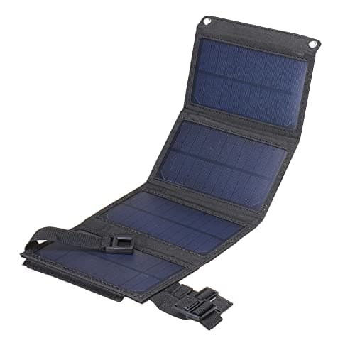 Image of Hopbucan Foldable Solar Panel Solar Cell with USB Output Solar Charger for Camping Cell Phone Tablet Devices Power Bank B