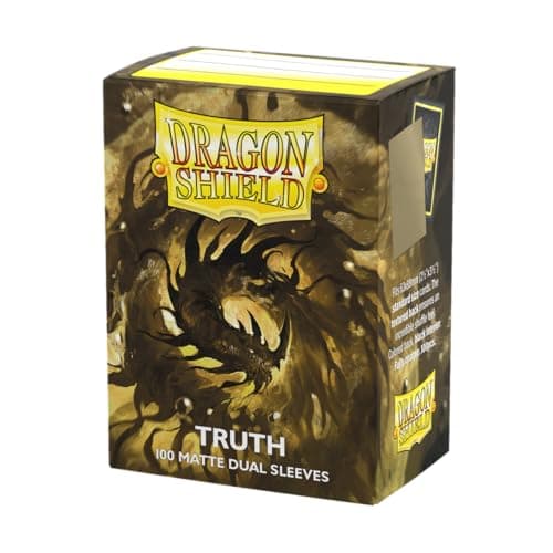 Image of Dragon Shield | Matte Dual Standard Size Card Sleeves | 100 CT - Smooth & Tough Premium TCG Sleeves - Compatible with Pokemon, Flesh & Blood, One Piece & Magic The Gathering | Truth