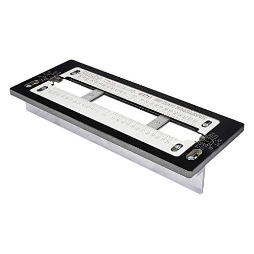 Image of Trend Adjustable Trade Lock Jig for Mortice Lock and Latch Faceplates, LOCK/JIG/B