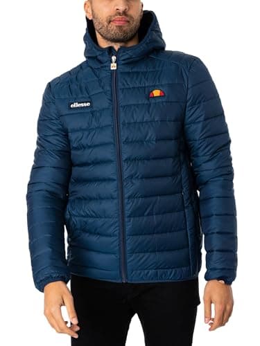 Image of Ellesse Men's Lombardy Padded Jacket, Navy, M