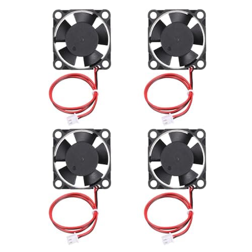 Image of sourcing map 4Pcs DC 5V 3010 3D Printer Cooling Fan, Mini Brushless Fan with A1-Type 2.54mm Positive Terminals Hydraulic Bearing 8000 RPM for Heat Sink Cooling