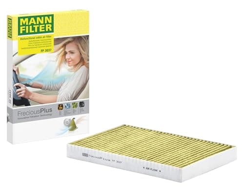 Image of MANN-FILTER FP 3037 Cabin Air Filter - FreciousPlus Biofunctional Pollen Filter - for Cars + Transporters