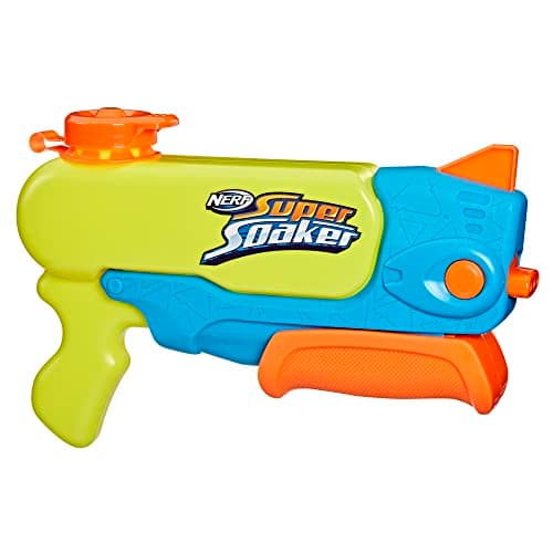 Image of Nerf Super Soaker Wave Spray Water Blaster | 887 ml Capacity | Moving Nozzle for Wild Wave Soakage | Outdoor Water Toys for 6+ Year Old Kids | Garden Games Gift Idea for Boys and Girls