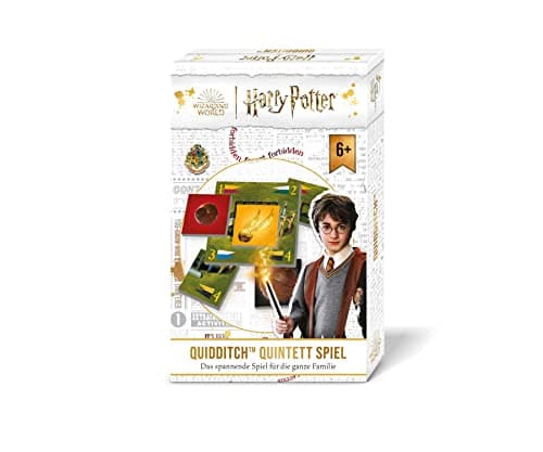 Image of Noris 606102037 Harry Potter Card Game QUIDDITCH Harry Potter Game for Small and Large Fans from 6 Years, Quintet for 2-4 Players
