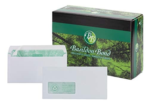 Image of Basildon Bond DL White Peel And Seal Wallet Envelope, 120 gsm, Pack of 500