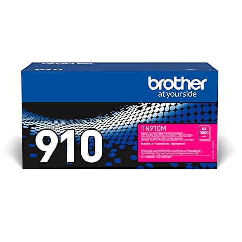 Image of Brother TN-910M Toner Cartridge, Magenta, Single Pack, Ultra High Yield, Includes 1 x Toner Cartridge, Brother Genuine Supplies