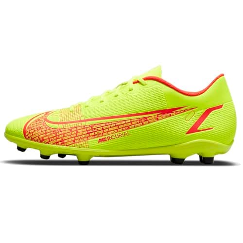 Image of NIKE Mercurial Vapor 14 Club FG/MG Men's Football Boots CU5692 (Volt/Bright Crimson 760) UK10 (EU45)
