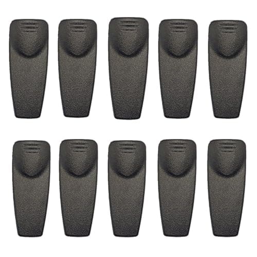 Image of 10pcs Belt Clips for Motorola GP328 GP338 GP340 GP360 GP380 GP640 HT750 HT1225 HT1250 PRO5150 PRO5450 PRO5350 PRO5750 XTS1500 XTS2500 Walkie Talkies (S)