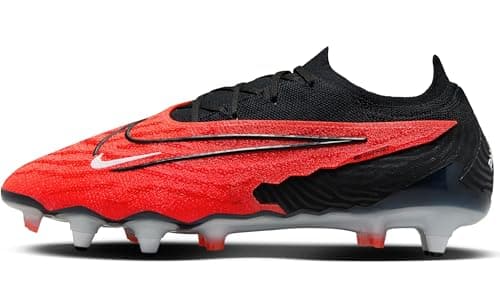 Image of NIKE Men's Phantom GX Elite SG-PRO AC Sneaker, Bright Crimson/Black-White, 3.5 UK