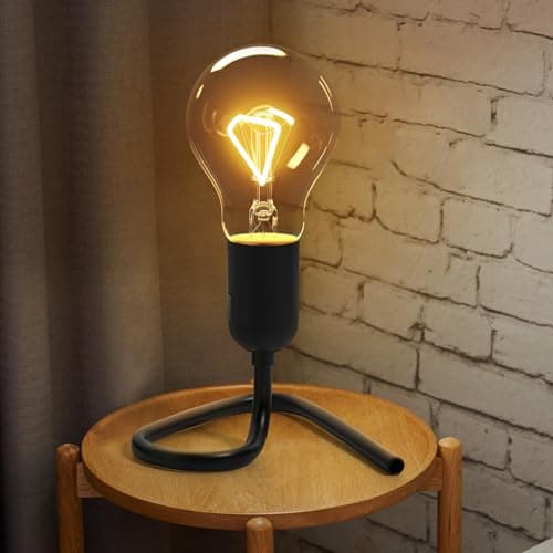 Image of Modern Table Lamp with E27 Base, Sleek Triangular Design, 50W Max, 1.8m Cable, Plug, and Switch Included, AC220-240V, Stylish Black Finish 1 Pack