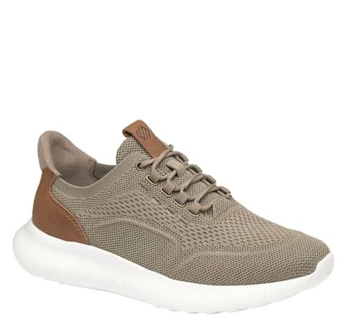 Image of Johnston & Murphy Men’s XC4 Tanner Plain Toe Dress Casual Shoe, Taupe Heathered Knit, 13