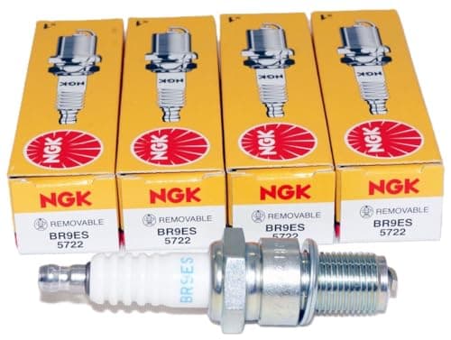 Image of NGK 5722-4PK BR9ES Standard Spark Plug, Box of 4