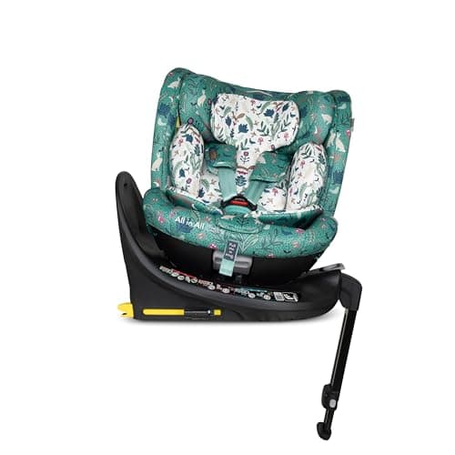 Image of COSATTO All in All Extra i-Size 360° Spin Rotating Car Seat - 360° Swivel, Group 0+123, 0-36 kg, 0-12years, ISOFIX, ERF, Exclusive Anti-Escape System (Masquerade)