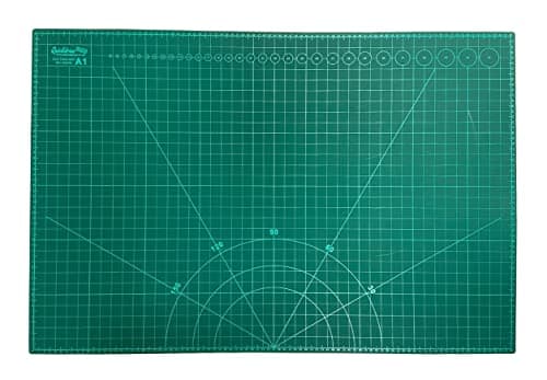 Image of A1 Self Healing Cutting Mat – Double Sided Non-Slip Gridded Mat for Accurate Cutting – Protects Work Surfaces & Extends Blade Life – Ideal for Arts Crafts Card Making and Decoupage