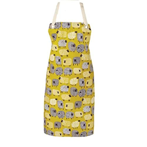 Image of Ulster Weavers Dotty Sheep Yellow PVC Apron