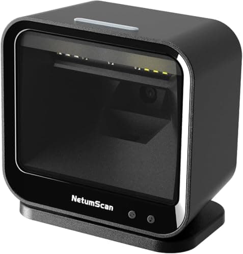 Image of NetumScan Automatic Hands-Free Barcode Scanner,1D/2D Reader for Screen & Printed Codes USB Connection for Retail, Warehouse & POS-DP9280G(NS)