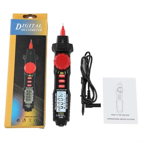 Image of Opatiny A3004 Digital Pen-Type Multimeter 4000 Counts with HD LCD, NCV Non-Contact AC/DC Voltage Tester, Resistance and Capacitance Measurement
