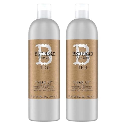Image of TIGI Bed Head For Men Clean It Up Twin Pack of Shampoo, 2 x 750 ml