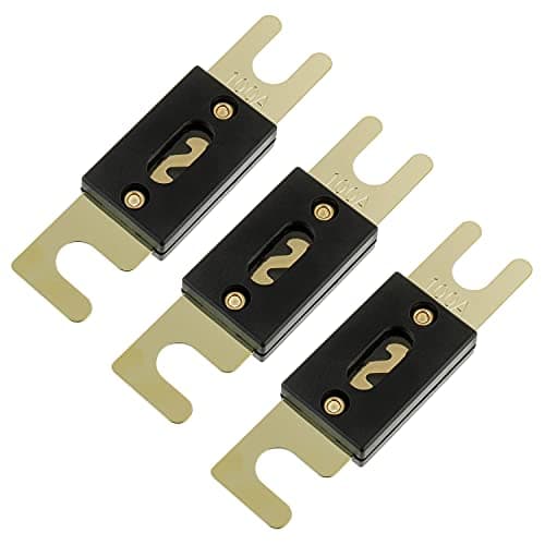 Image of BOJACK 100 Amp 32 VDC ANL Blade Fuse for car audio and video system(Pack of 3 pcs)
