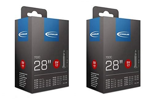 Image of Schwalbe 2 x 28" / 700c Inner Tubes 700x40c With Presta Valves, Black