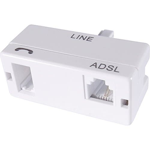 Image of RGB Networks Ltd Superfast ADSL 2+ BT Filter - Micro filter for Phone Broadband WIFI Router High Performance with BT plug to RJ11 connector